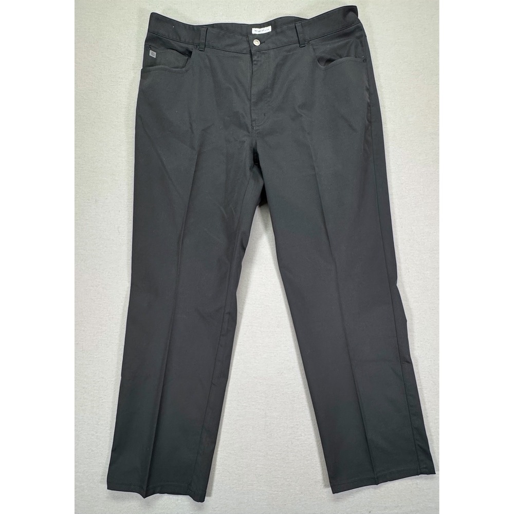 Peter Millar EB66 Performance Pants Mens 42L‎ Black Golf Trousers ME0EB66FBBT